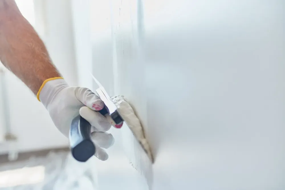 Pose de bande à placo à Villiers-Fossard