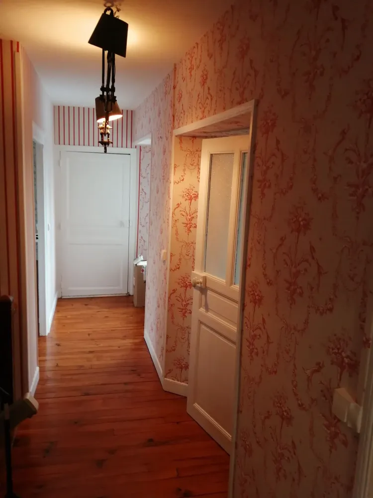 papier peint couloir