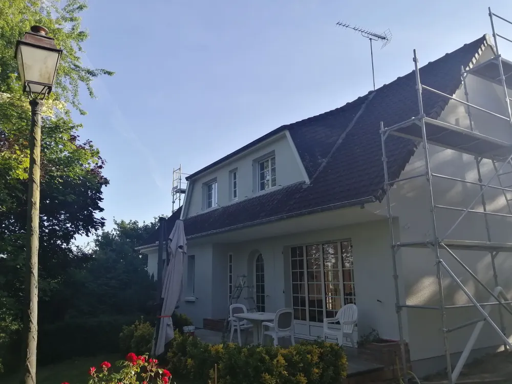 renovation maison bleue